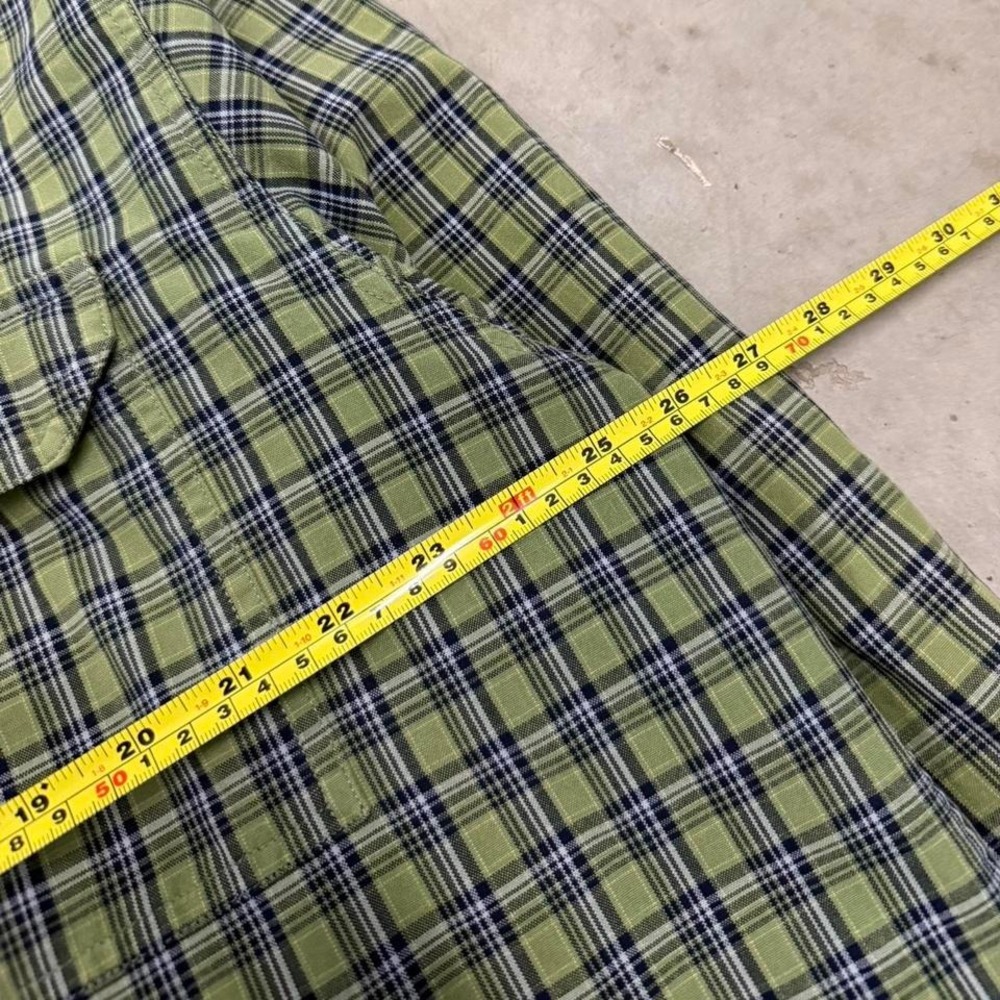Vintage 90s Carhartt Flannel Plaid Button Up Workwear Shirt - Picture 3 of 4